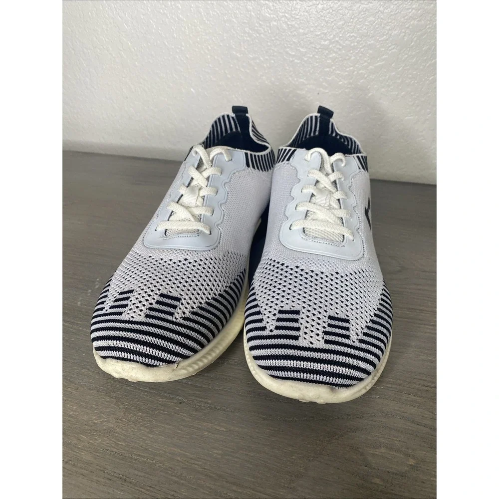 Hind‎ Black/White HW Launch Knit Mesh Athletic Women's Shoes Sneakers, Size 11